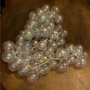 Pottery Barn Iridescent Glass Bubble Garland